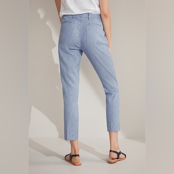 Banana Republic Linen Avery Ankle pant so 6 - Picture 2 of 8